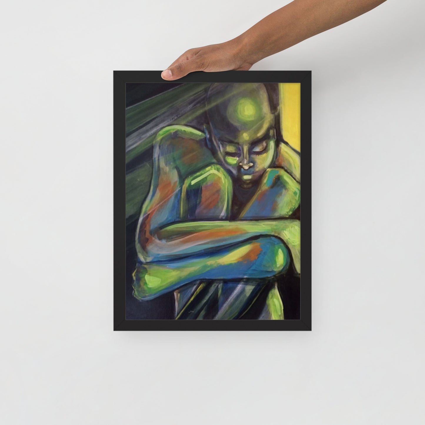 ALONE framed poster