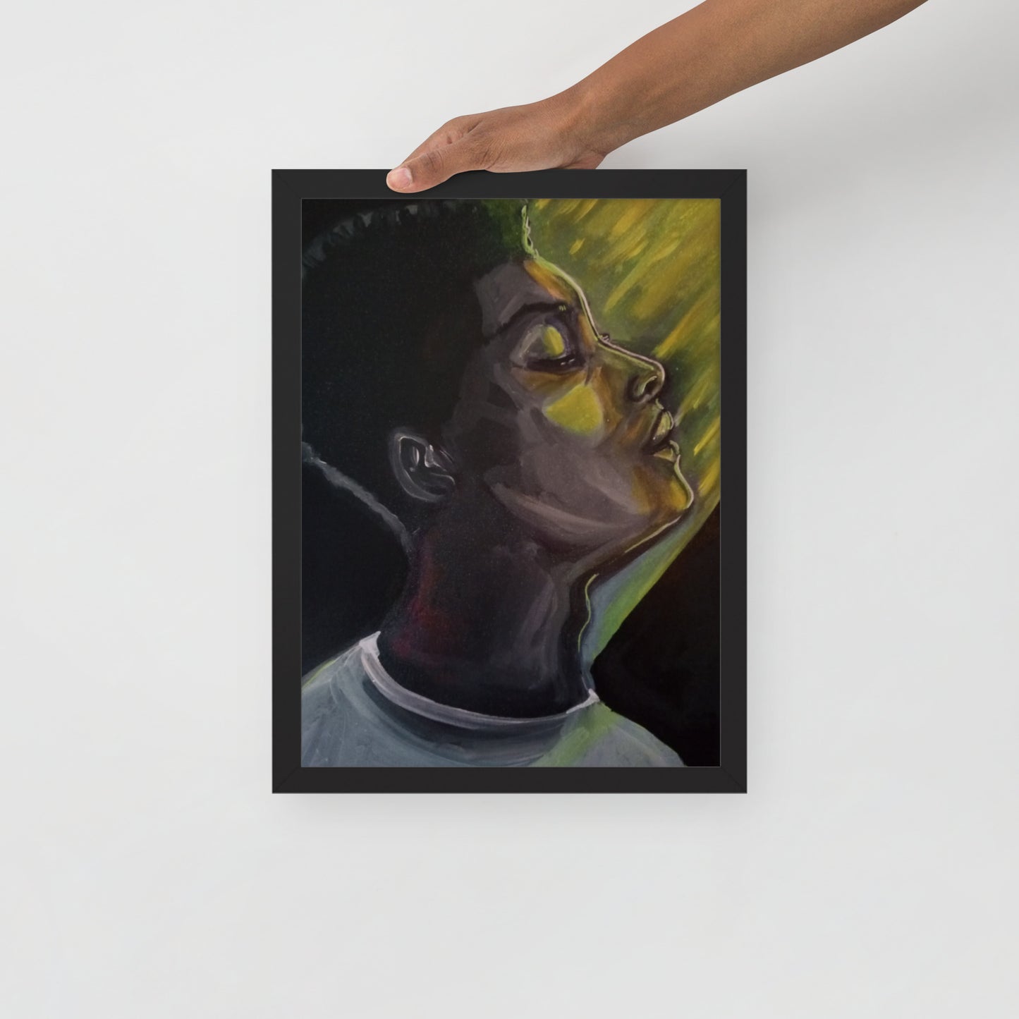 JOY AND LIGHT framed poster
