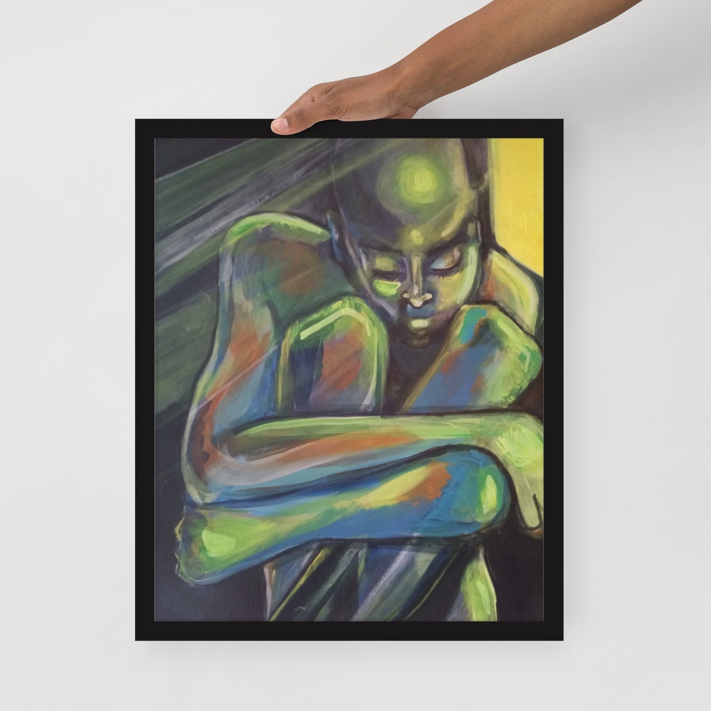 ALONE framed poster