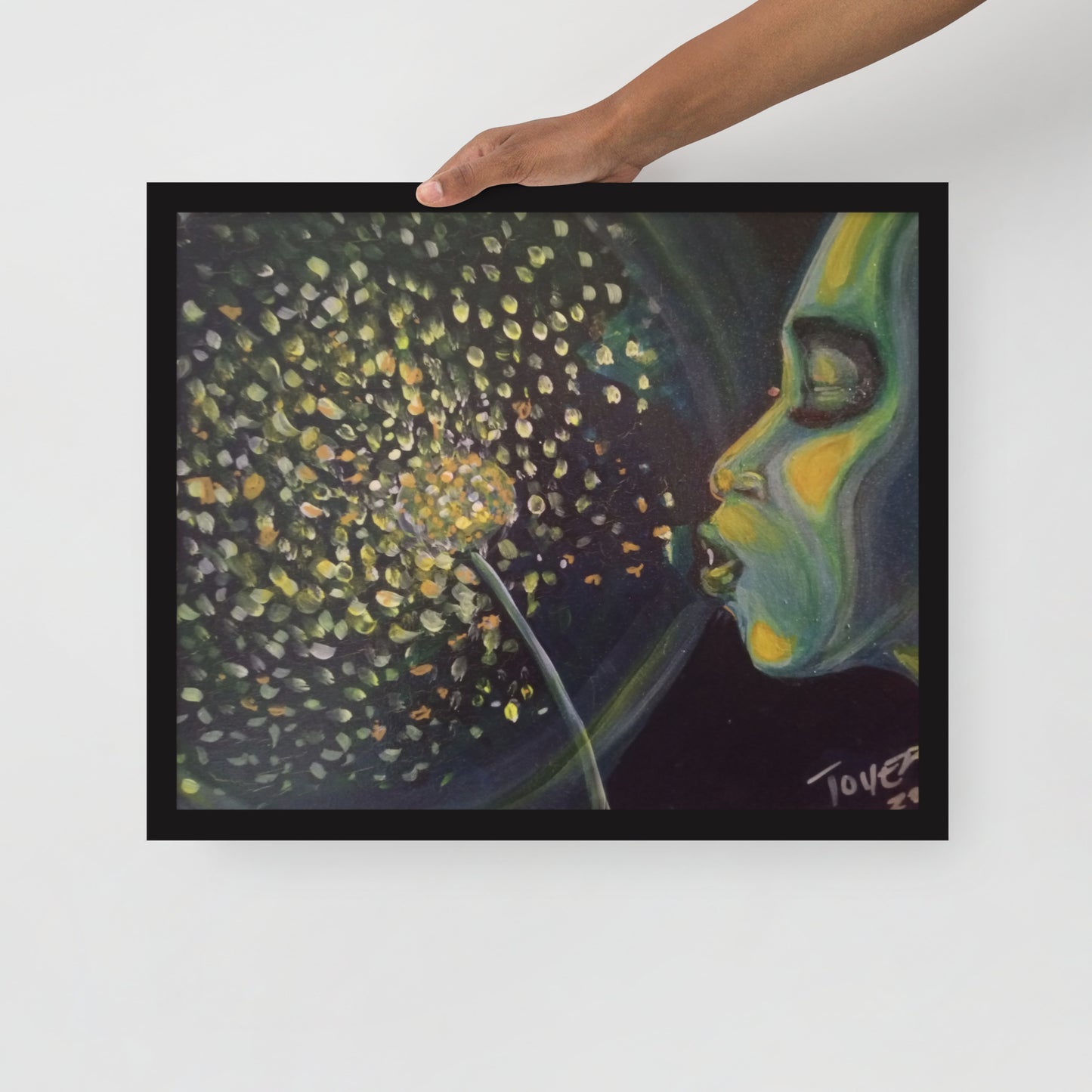 WISH framed poster