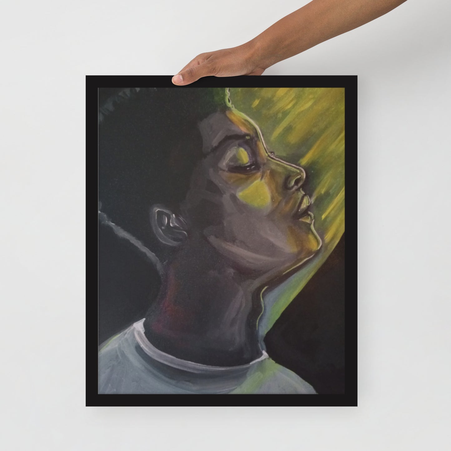 JOY AND LIGHT framed poster
